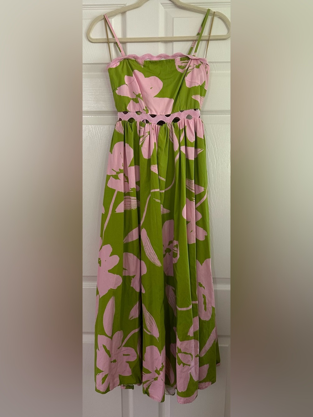 Floral Ric Rac Maxi Dress
